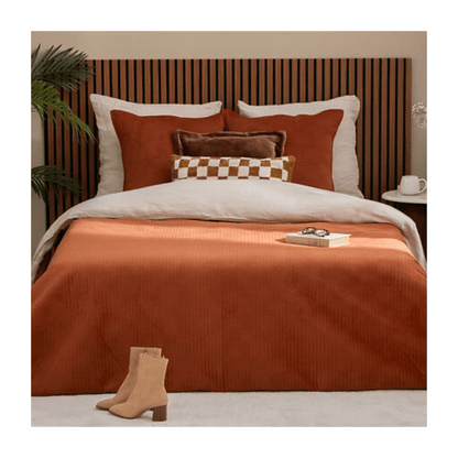 Alpha 55 Dessus de lit Lilou 240 × 260 cm avec 2 taies d’oreiller