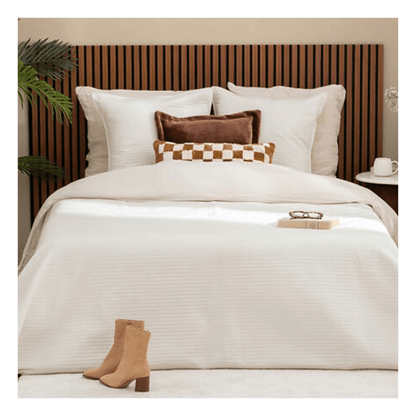 Alpha 55 Dessus de lit Lilou 240 × 260 cm avec 2 taies d’oreiller