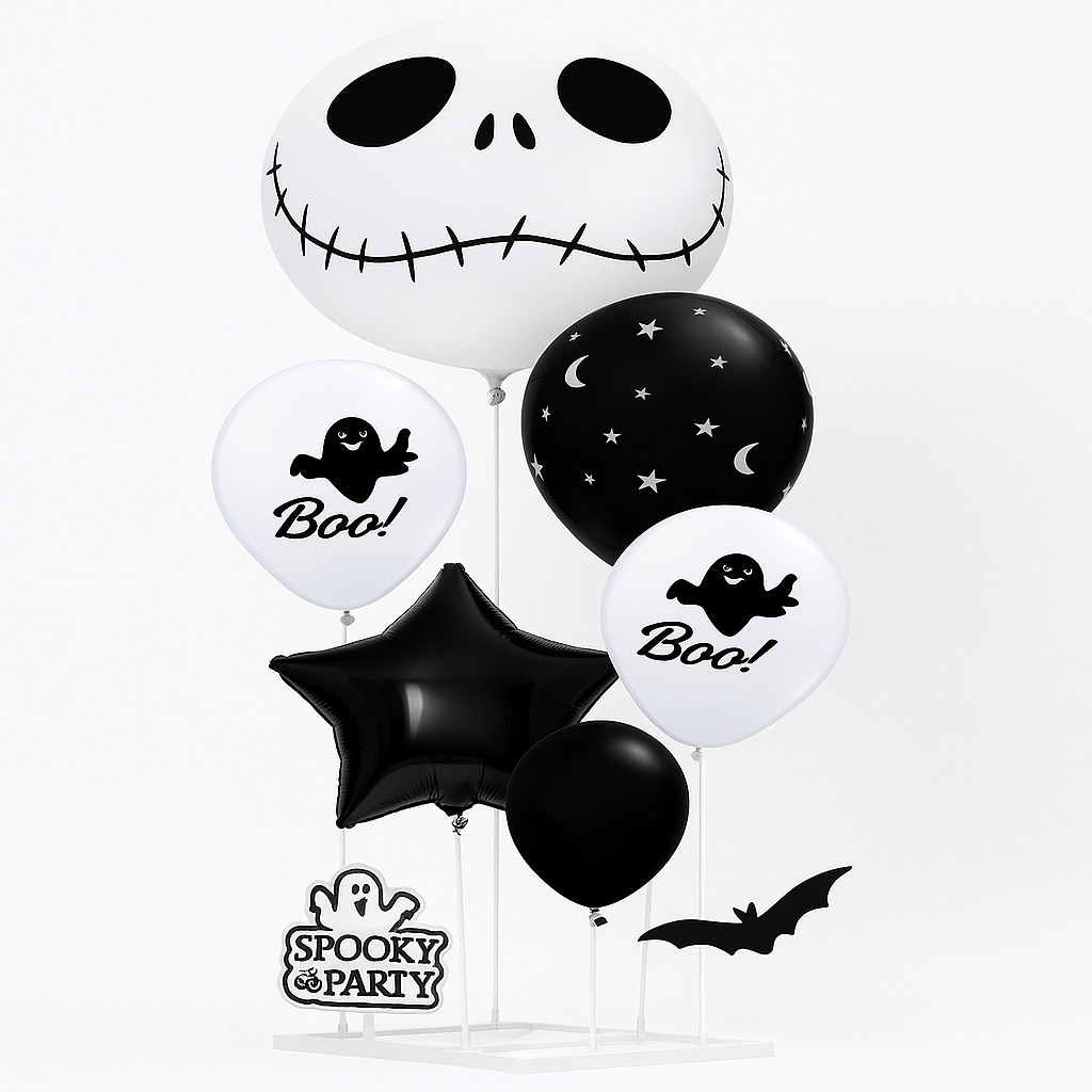 Alpha 55 Display 6 ballons fantôme Halloween