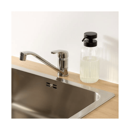 Alpha 55 Distributeur savon verre Black Edition élégant