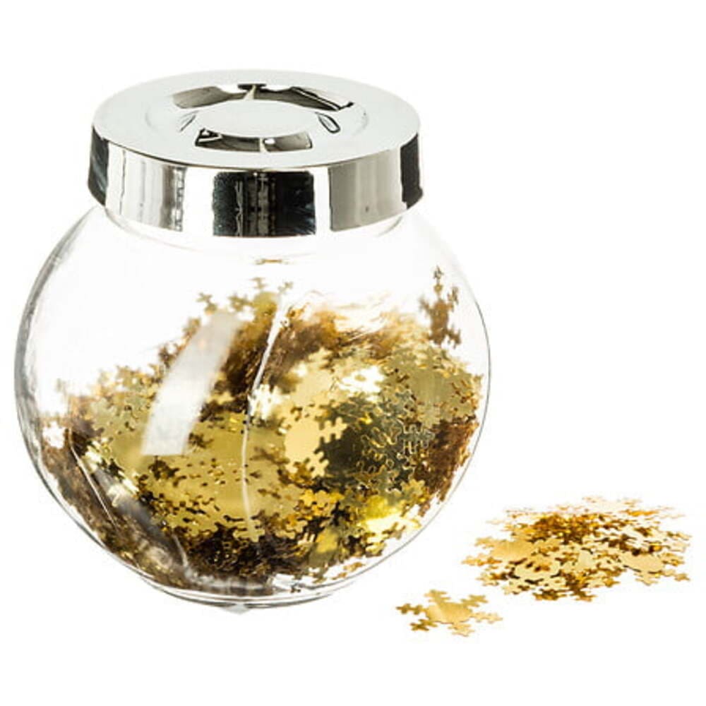 Alpha 55 Doré Bocal déco de table dorée brillante – Noël Alpha55