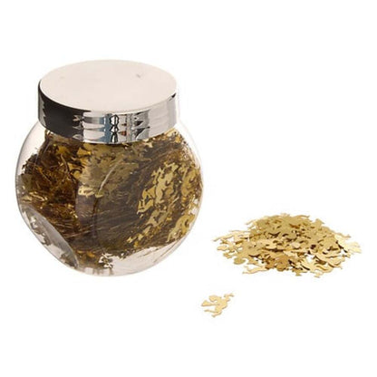 Alpha 55 Doré Bocal déco de table dorée brillante – Noël Alpha55