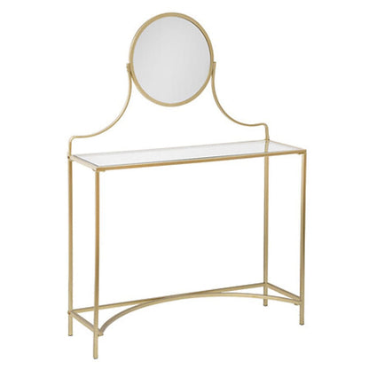 Alpha 55 Doré Coiffeuse Artifice verre et métal