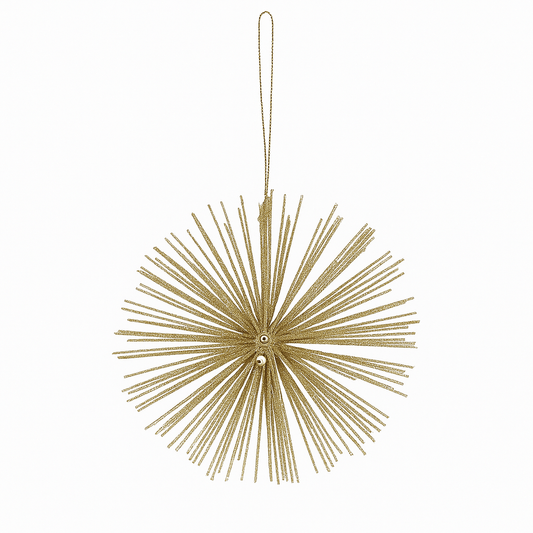 Alpha 55 Doré Étoile pailletée en métal à suspendre