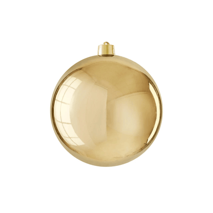 Alpha 55 Doré / Grand Boule de Noël brillante incassable