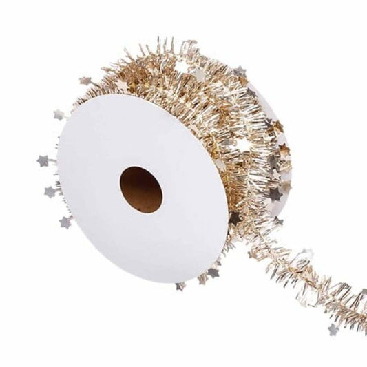 Alpha 55 Doré Guirlande étoiles dorées 3 m – Décoration de Noël chic