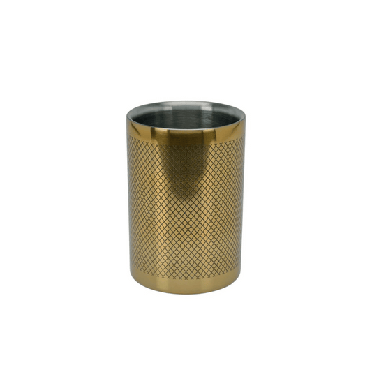 Alpha 55 Doré Seau à Glace Double Paroi en Inox Doré – Élégant & Isolant