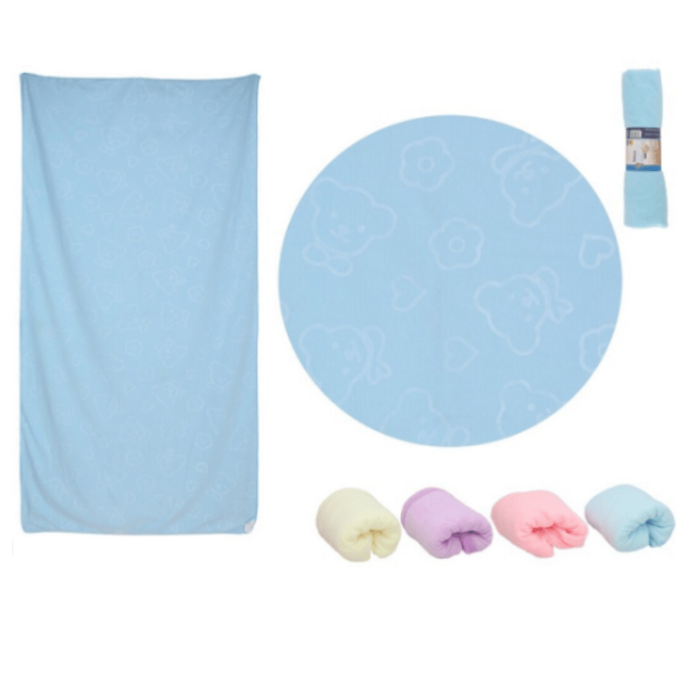 Alpha 55 Drap de plage microfibre uni léger séchage rapide