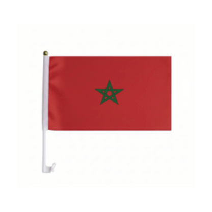 Alpha 55 Drapeau Maroc Voiture – Avec Support Résistant