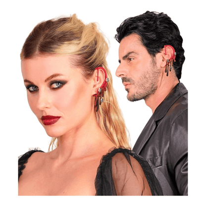 Alpha 55 Ear Cuff Effet Sang – Bijou Accessoire Halloween