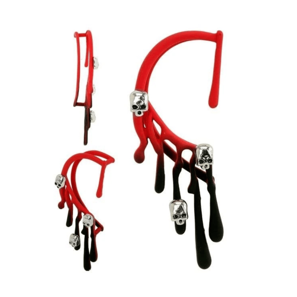 Alpha 55 Ear Cuff Effet Sang – Bijou Accessoire Halloween