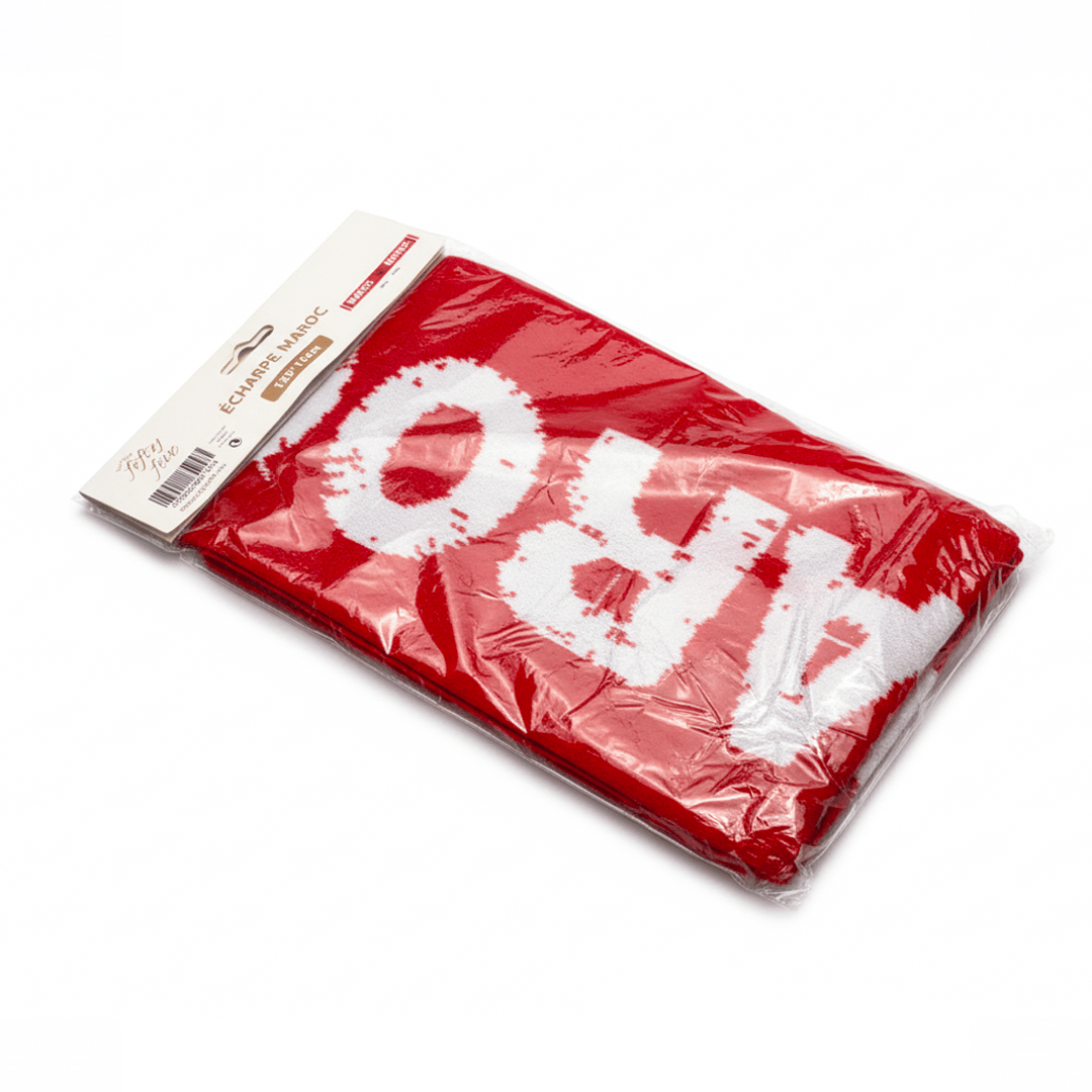 Alpha 55 Écharpe Maroc Acrylique Rouge – Supporter