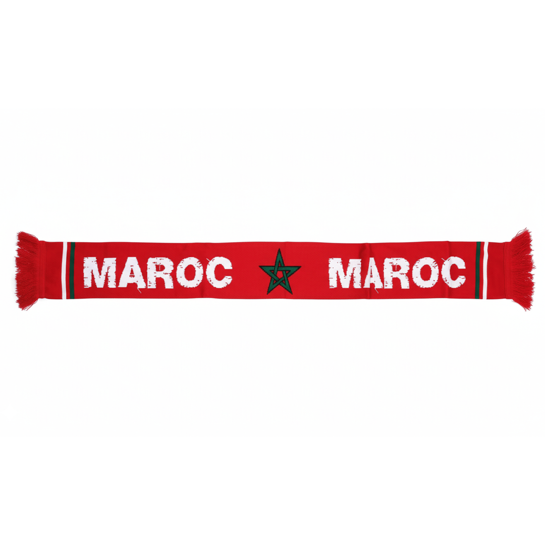 Alpha 55 Écharpe Maroc Acrylique Rouge – Supporter