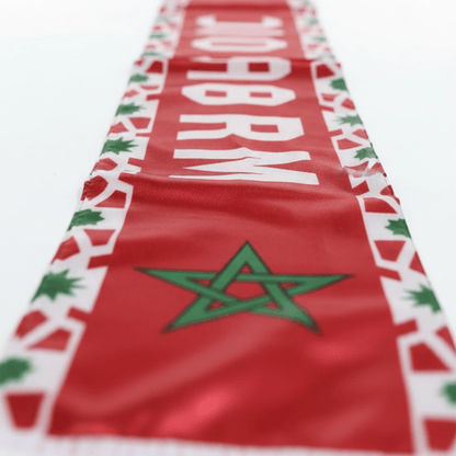 Alpha 55 Écharpe Maroc en Satin Arabe – Style Supporter