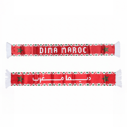 Alpha 55 Écharpe Maroc en Satin Arabe – Style Supporter