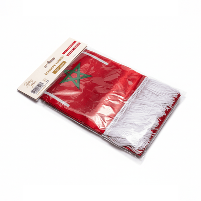 Alpha 55 Écharpe Maroc en Satin – Supporter Élégant