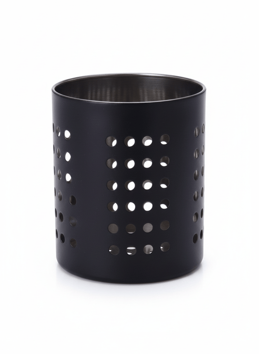 Alpha 55 Égouttoir à couverts perforé noir pratique