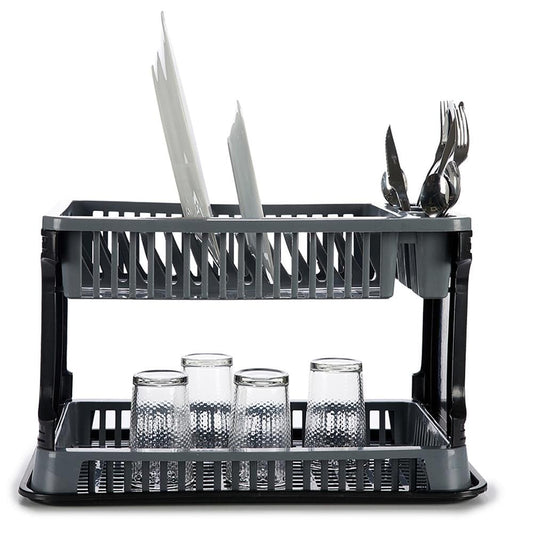 Alpha 55 Egouttoir Rattan 2 Niveaux