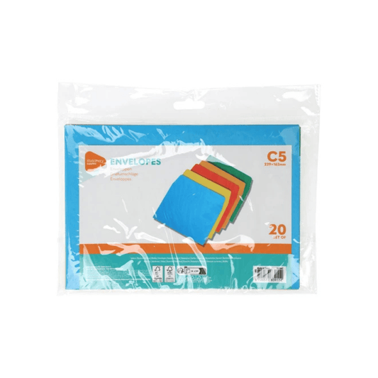 Enveloppes de Vœux Craft 22,9×16,2 cm – 20 Pièces — Alpha 55 Maroc