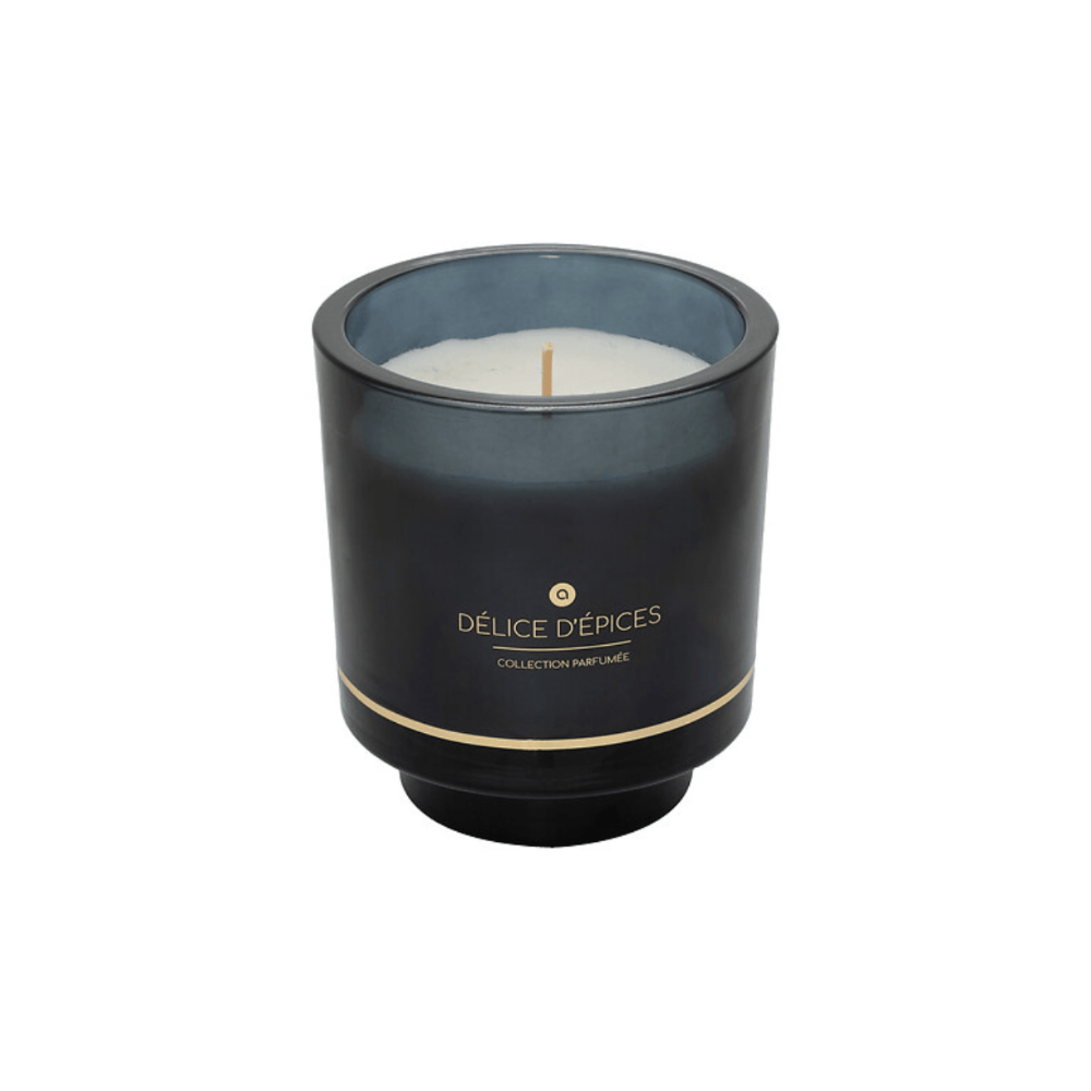 Alpha 55 Épices Noire Bougie parfumée Ilae 225g en pot verre