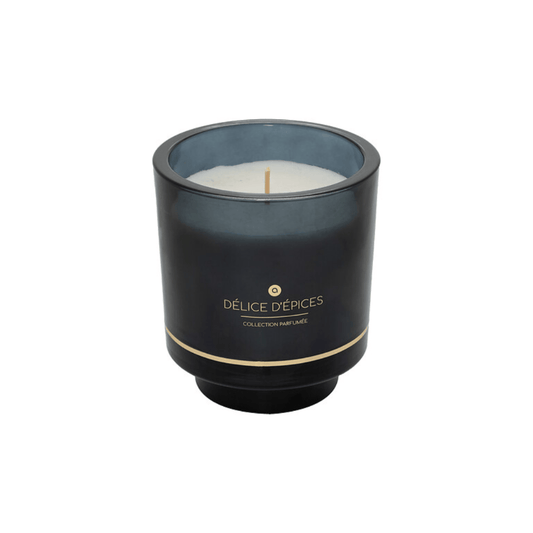 Alpha 55 Épices Noire Bougie parfumée Ilae 225g en pot verre