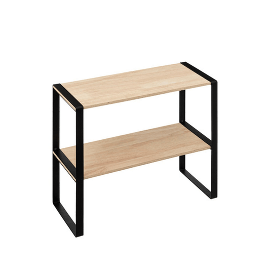 Alpha 55 Étagère 2 niveaux Blackwood – Rangement moderne