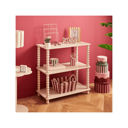 Alpha 55 Étagère 3 niveaux Chamlo ivoire – Rangement élégant