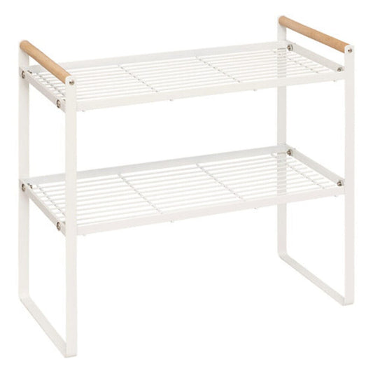 Alpha 55 Étagère Balm blanche 2 niveaux pratique