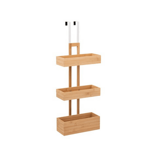 Alpha 55 Étagère de porte 3 niveaux en bambou