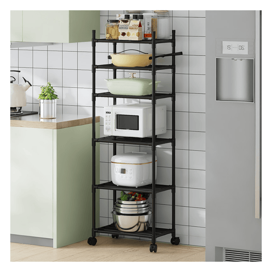 Alpha 55 Étagère de Rangement Cuisine 6 Niveaux en Métal