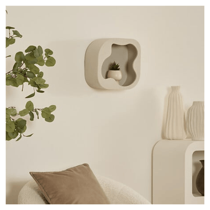 Alpha 55 Étagère Murale Evy 28 x 28 cm MDF Blanc