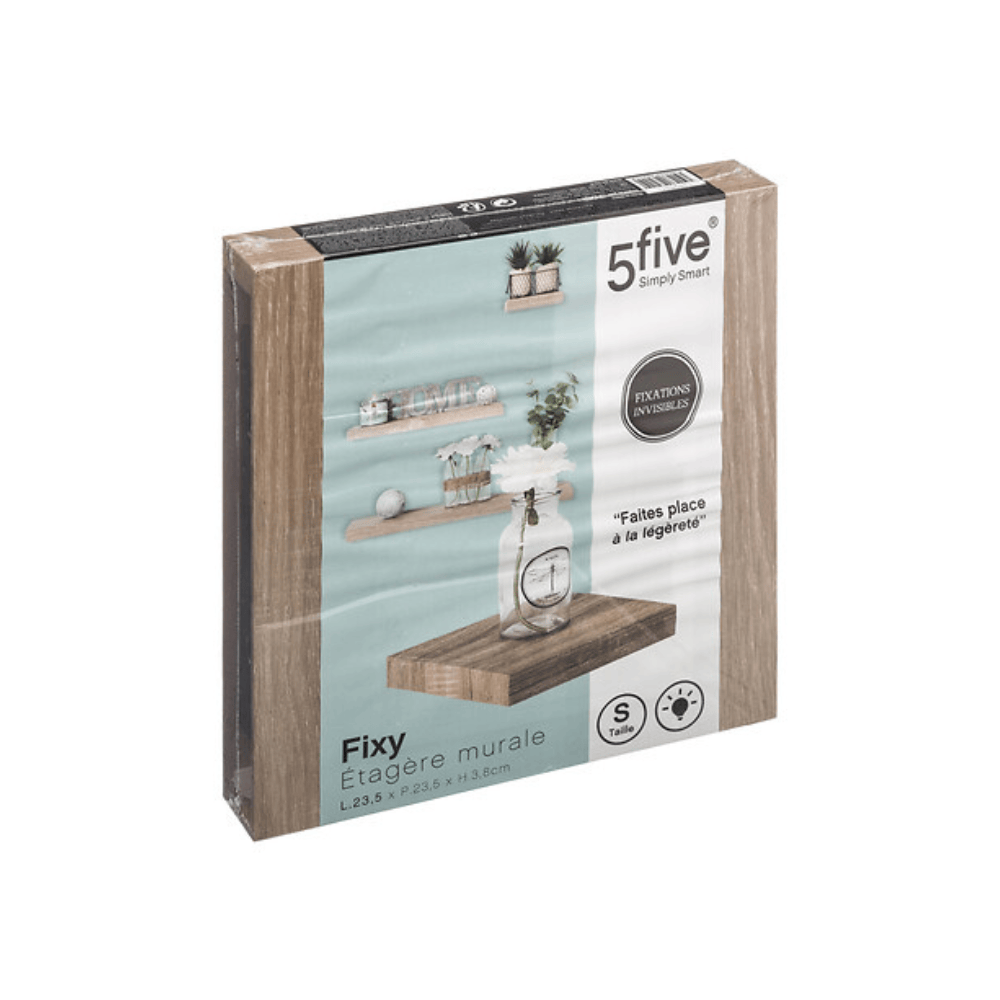 Alpha 55 Étagère Murale Fixy 23,5 cm Chêne Naturel