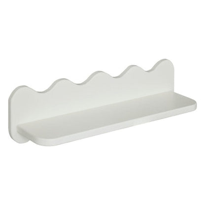 Alpha 55 Étagère murale Salina blanche forme vague