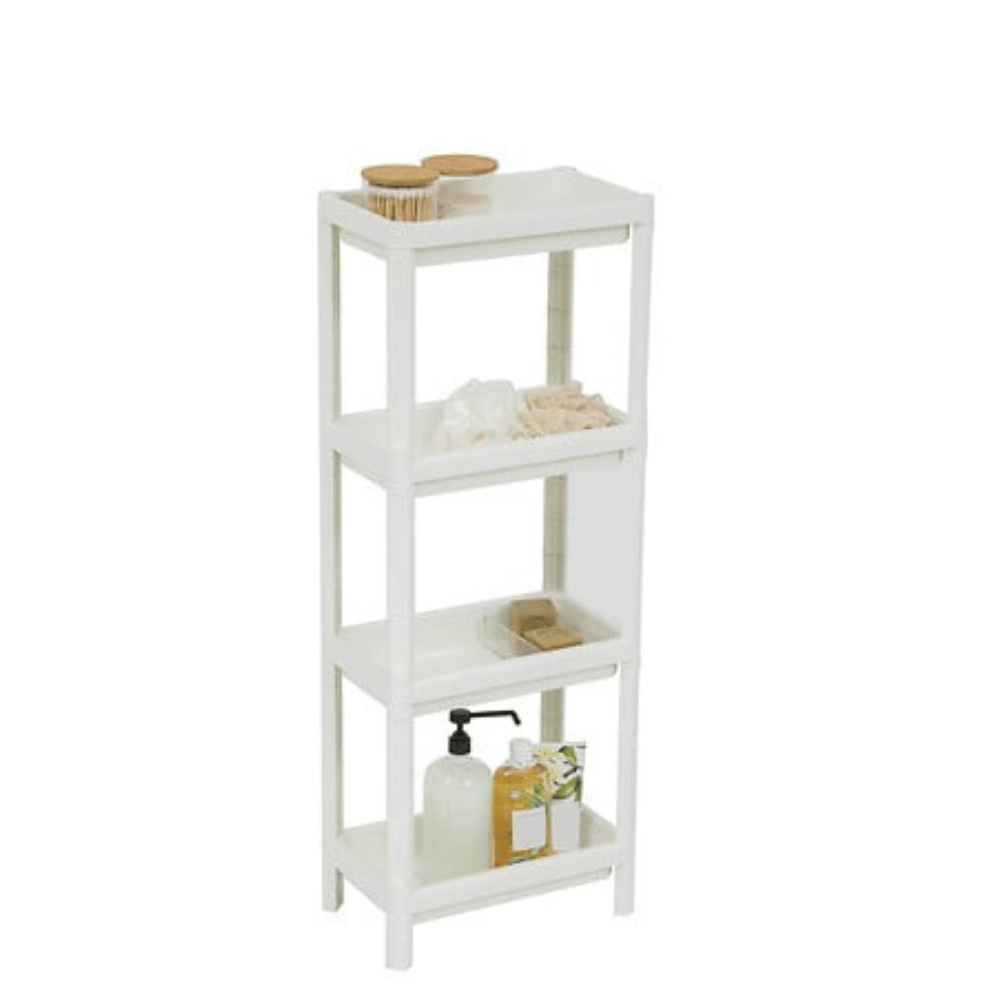 Alpha 55 Étagère Plastique 4 Niveaux Pratique