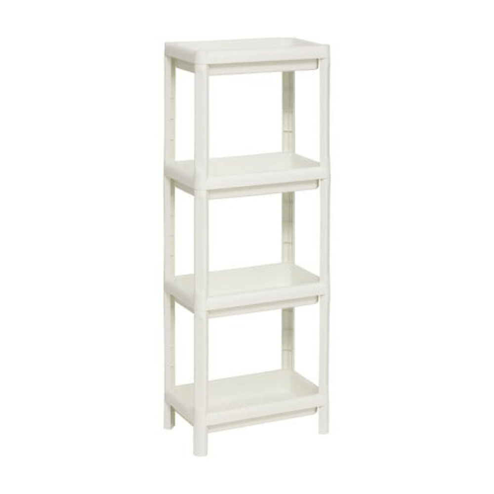 Alpha 55 Étagère Plastique 4 Niveaux Pratique