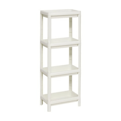 Alpha 55 Étagère Plastique 4 Niveaux Pratique