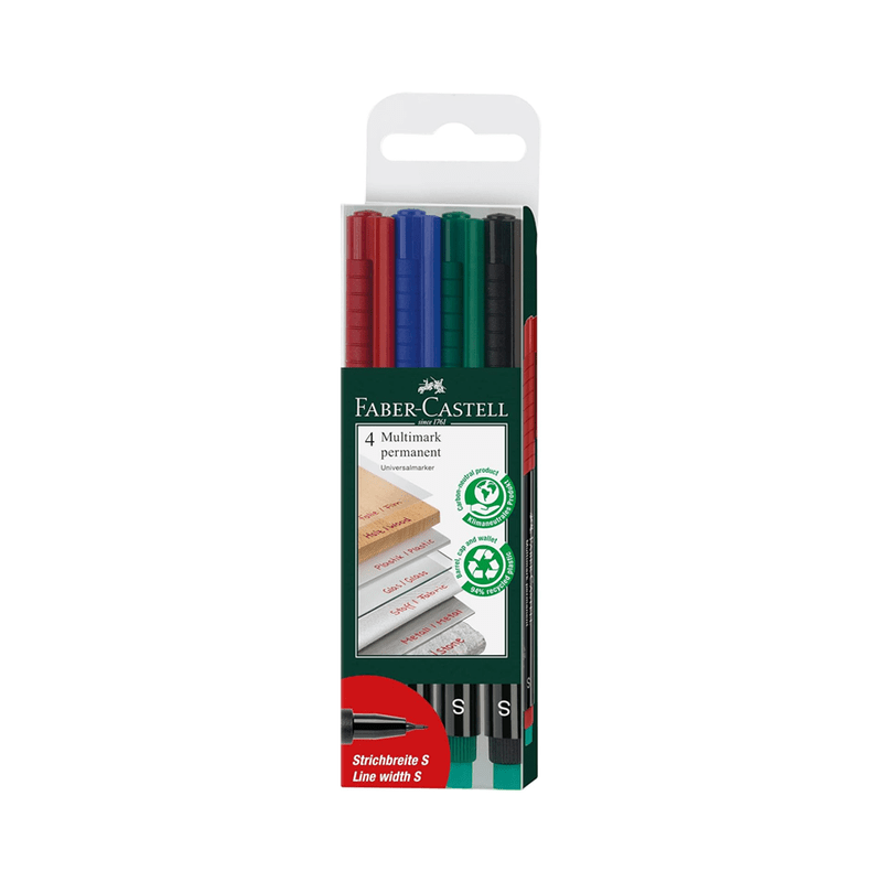 Alpha 55 Faber-Castell, 4 Marker fins OHP 1523