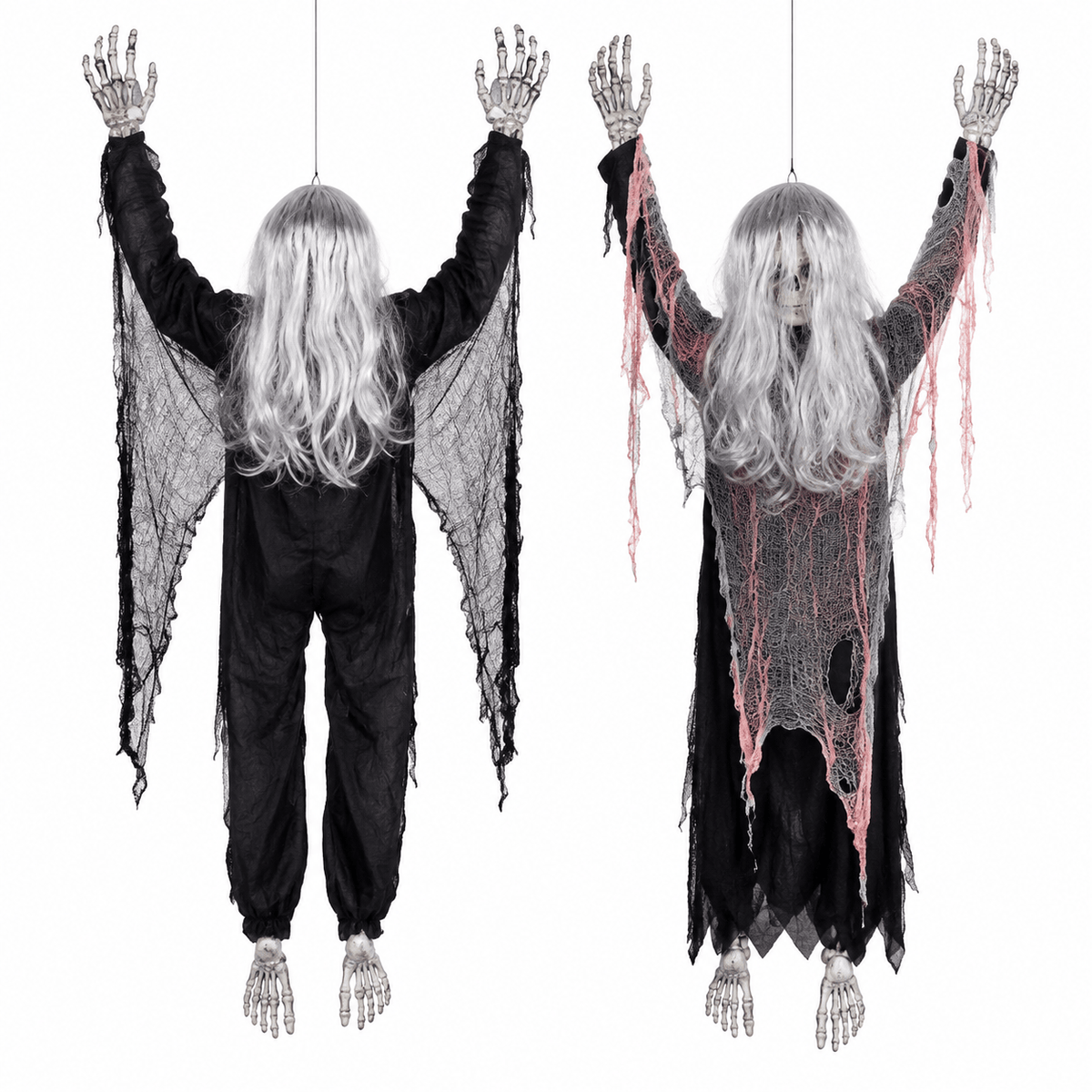 Alpha 55 Fantôme Grimpant Mural 156 cm – Décoration Halloween