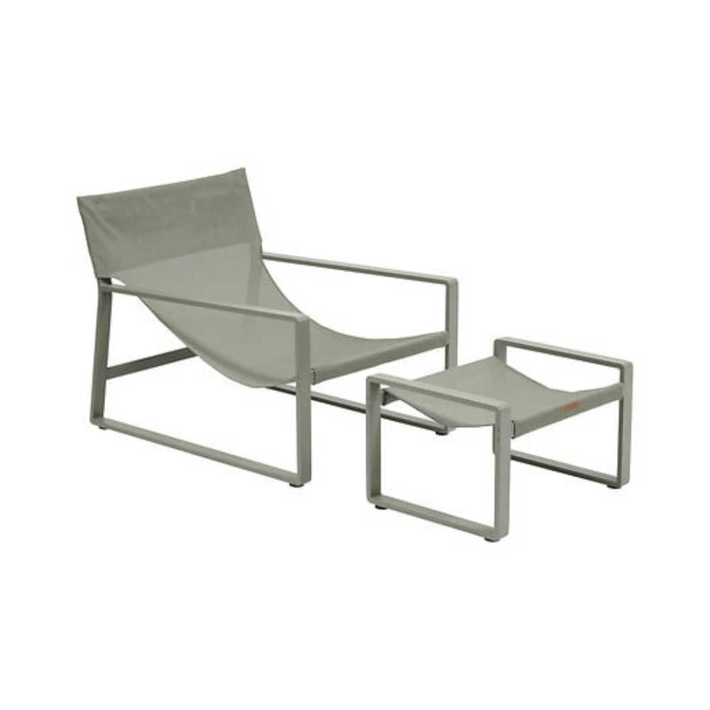 Alpha 55 Fauteuil Relax Lambinio avec Repose-Pieds en Aluminium