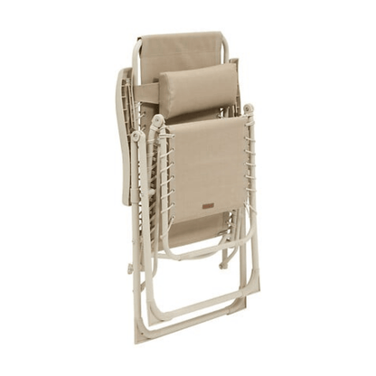 Alpha 55 Fauteuil relax Silos lin argile confort extérieur