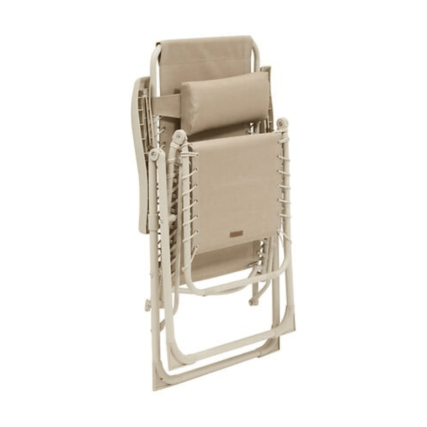 Alpha 55 Fauteuil relax Silos lin argile confort extérieur