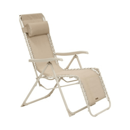 Alpha 55 Fauteuil relax Silos lin argile confort extérieur