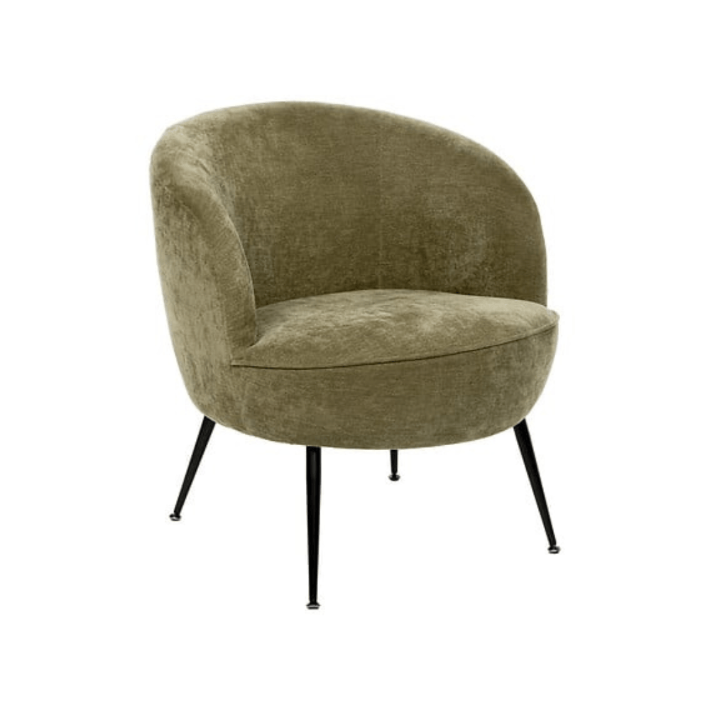 Alpha 55 Fauteuil Tildae Côtelé Cèdre Élégant