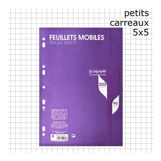 Feuilles Simples A4 200 Pages 5x5 90g — Alpha 55 Maroc