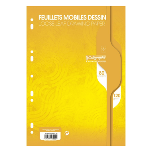 Feuillets Mobiles Calligraphe 7000 A4 80 Pages Unis — Alpha 55 Maroc