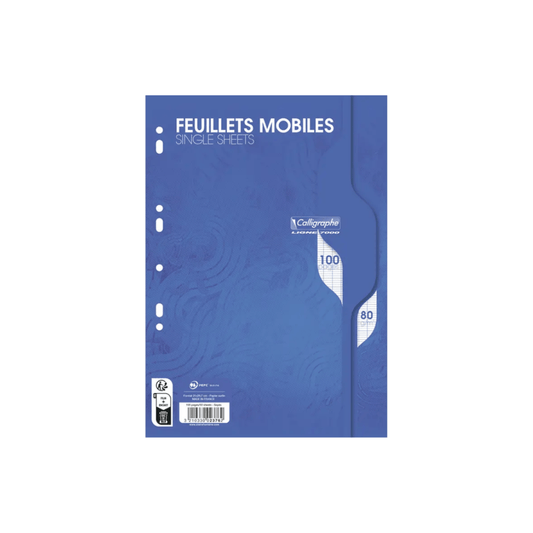 Feuillets Mobiles Calligraphe 7000 A4 Grands Carreaux — Alpha 55 Maroc