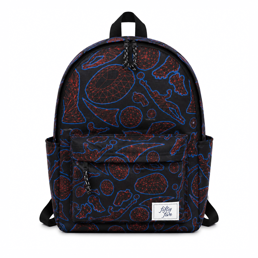 Alpha 55 Fifty Five Sac à Dos Borné Imprimé World Cup