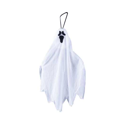 Alpha 55 figurine à suspendre Blanc Cagoule Fantôme 50 cm – Accessoire Déguisement Halloween