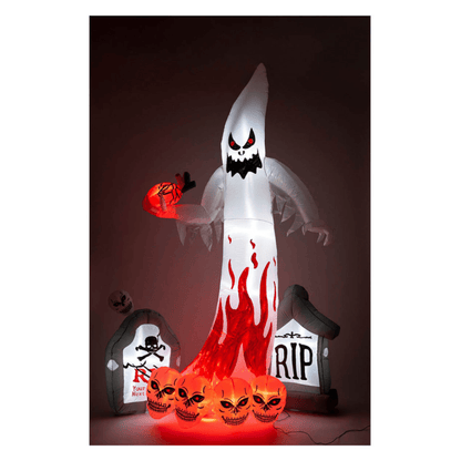 Alpha 55 figurine à suspendre Fantôme Gonflable Lumineux 270 x 170 cm – Halloween