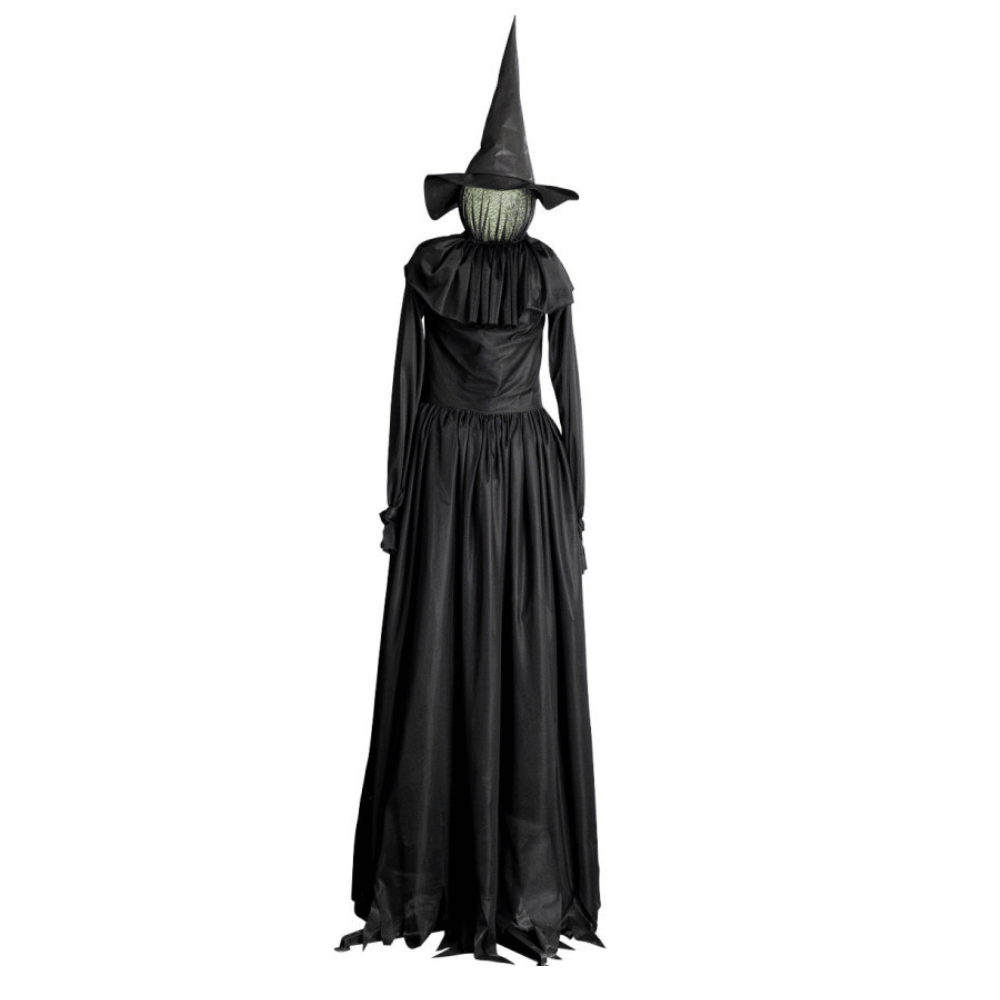 Alpha 55 figurine à suspendre Sorcière sur piédestal lumineuse d’Halloween